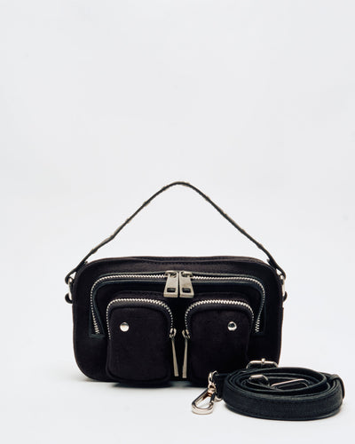 Helena – Genbrugskanvas Skuldertaske Sort