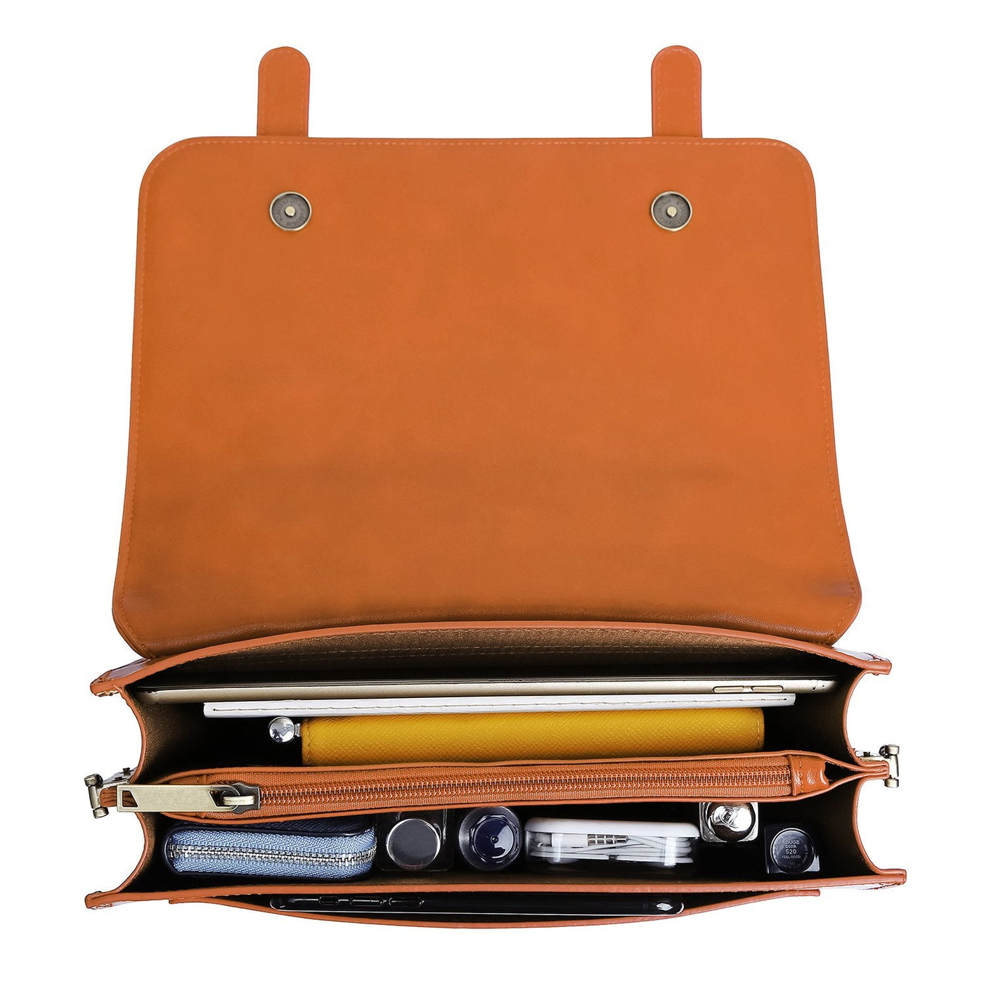 Satchel med Sløjfedetalje – Tidløs Lædertaske i Sort og Grå