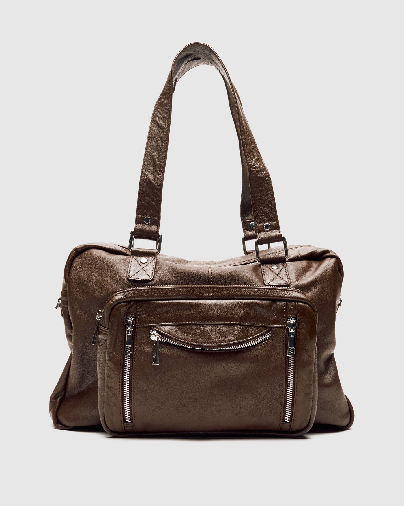 Mille – Mørkebrun Vintage Lædertaske