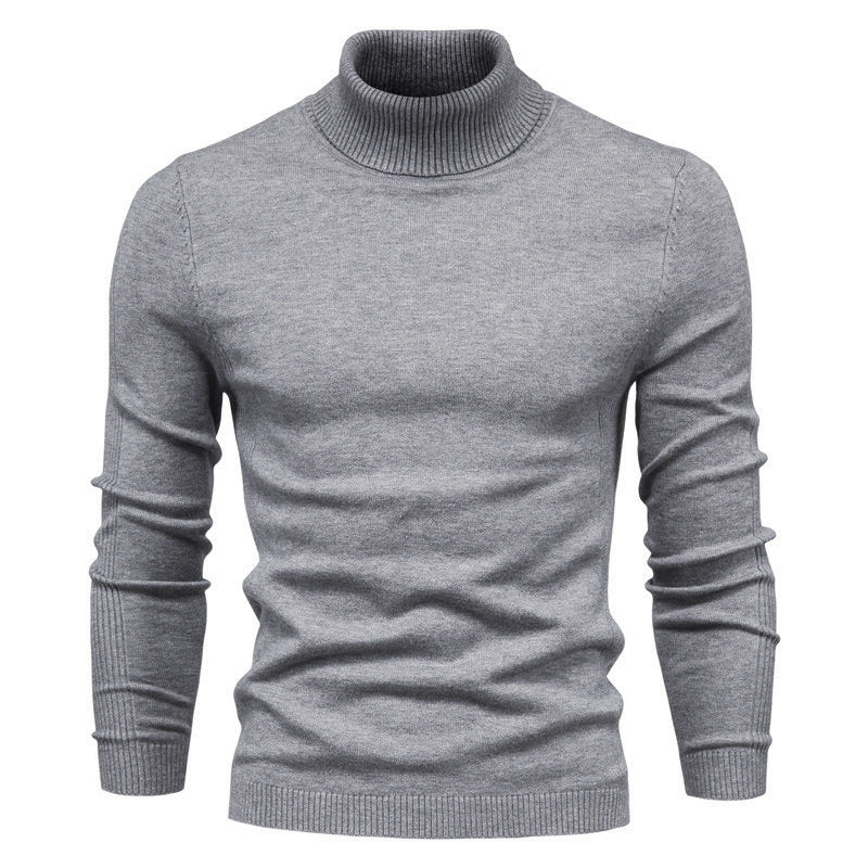 Blaine | Klassisk herre rullekrave trøje – elegant uld sweater