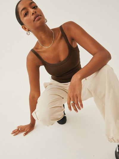 Philine | Tank Top Ærmeløs Crop Top Dame