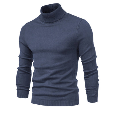 Blaine | Klassisk herre rullekrave trøje – elegant uld sweater