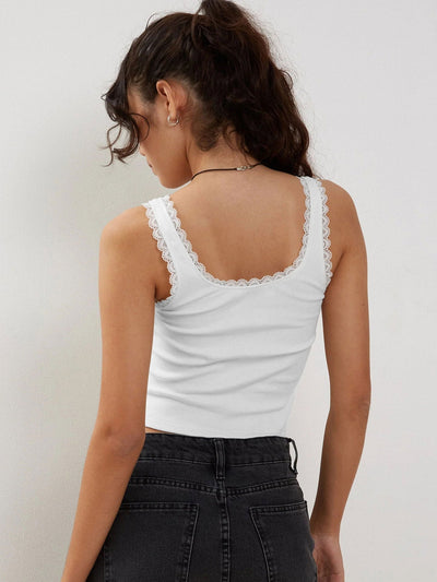 Romina | Ribbed Tank Top Dame Top