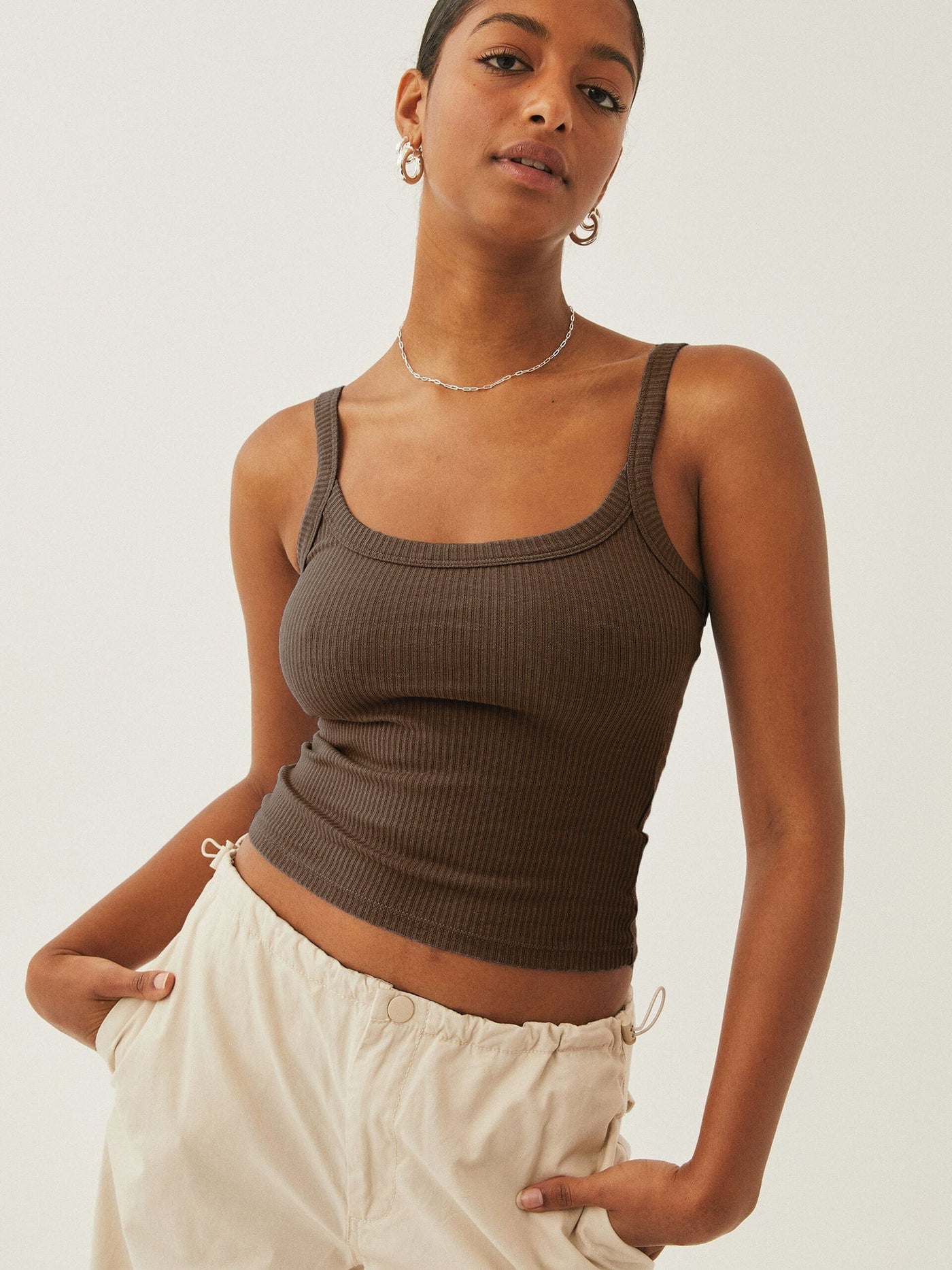 Philine | Tank Top Ærmeløs Crop Top Dame