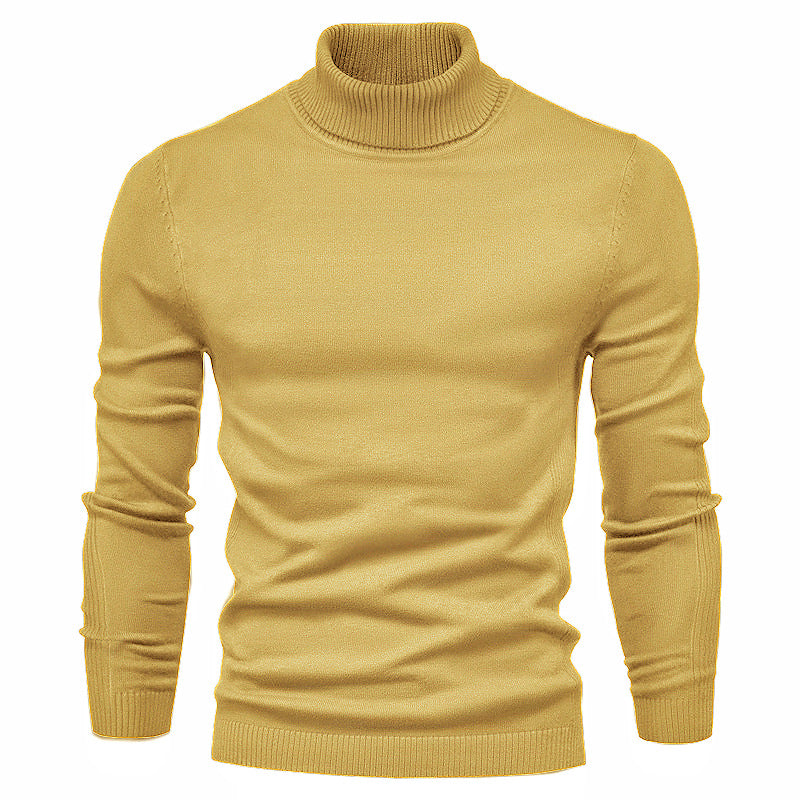 Blaine | Klassisk herre rullekrave trøje – elegant uld sweater
