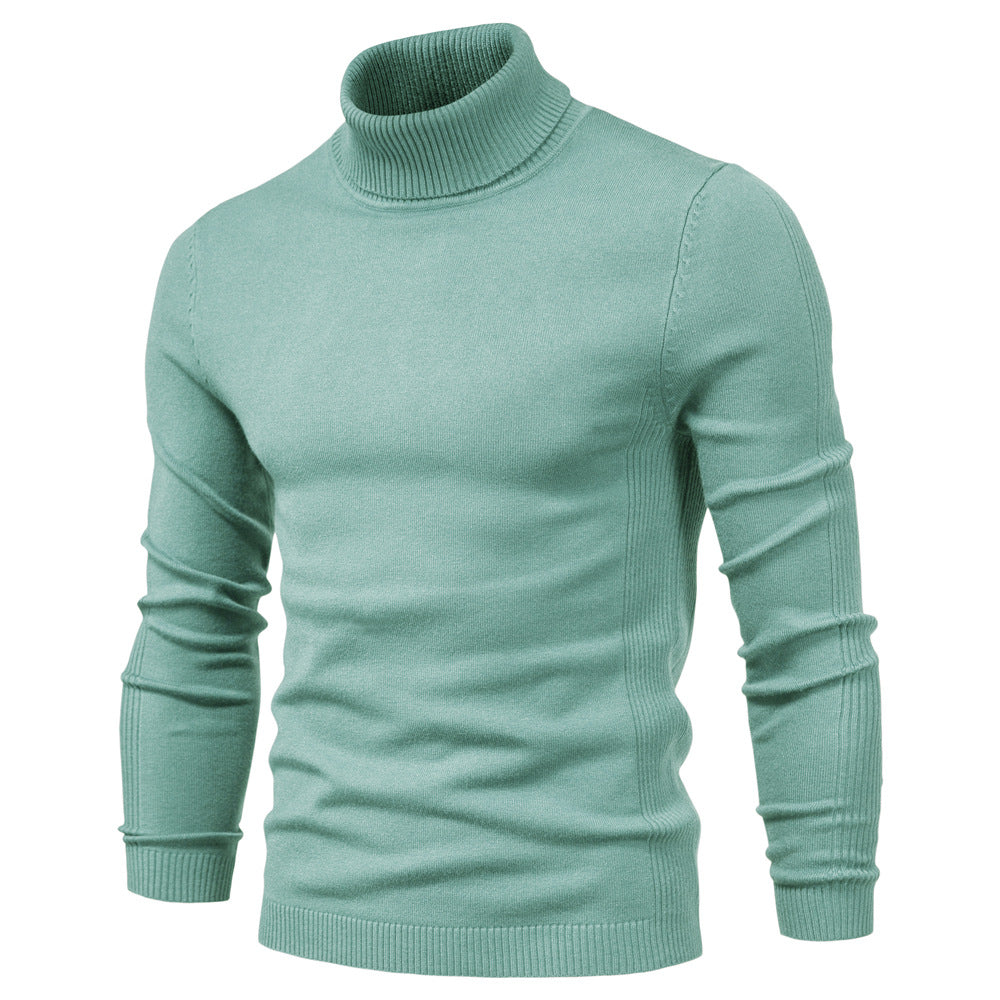 Blaine | Klassisk herre rullekrave trøje – elegant uld sweater