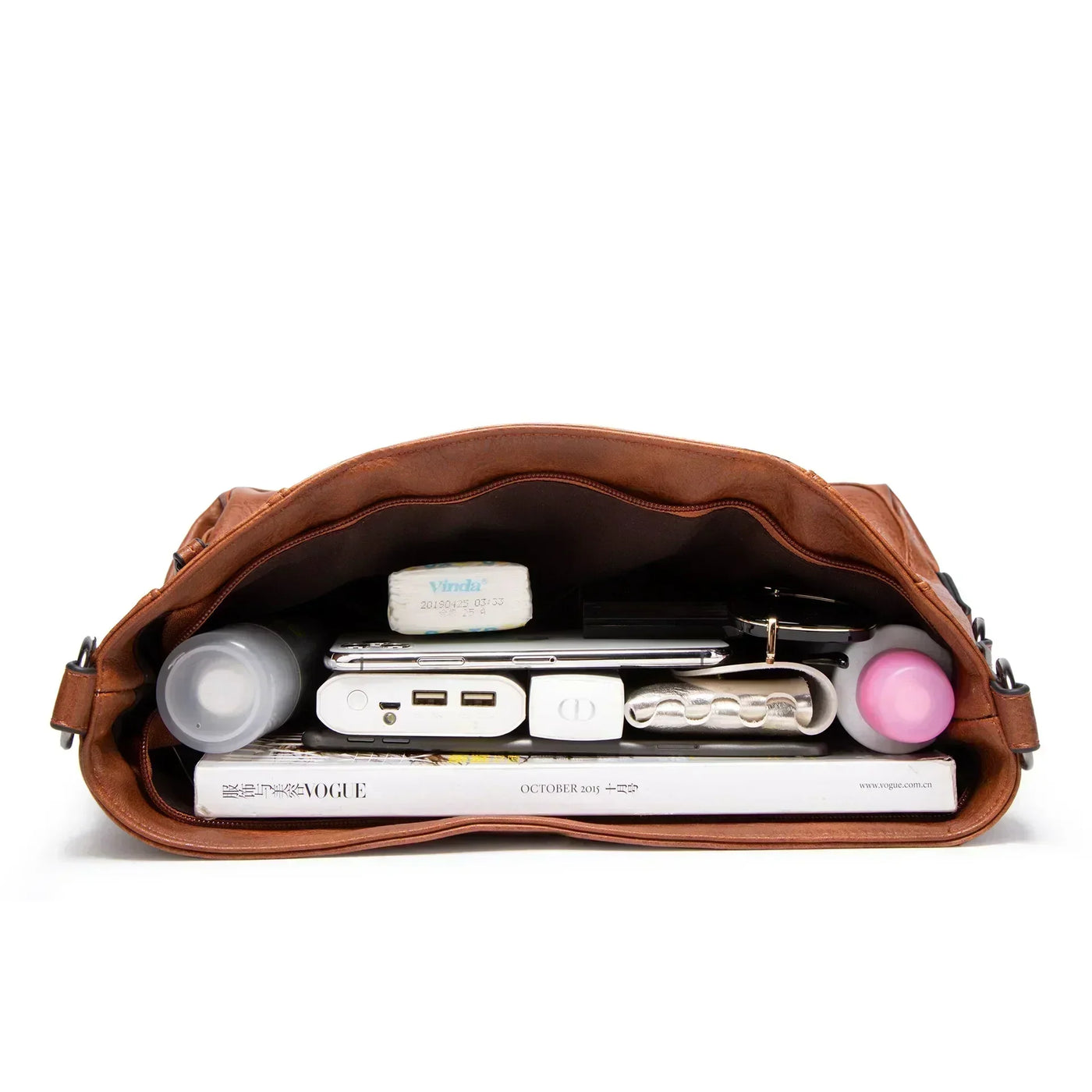 Fascino Vintage af Priscilla – Lædertaske med Vintage Design