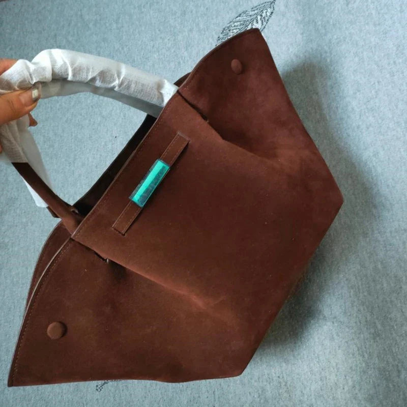 Emma – Elegant Læder Tote Taske til Dame