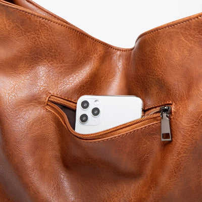 Fascino Vintage af Priscilla – Lædertaske med Vintage Design