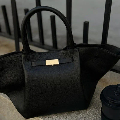 Emma – Elegant Læder Tote Taske til Dame