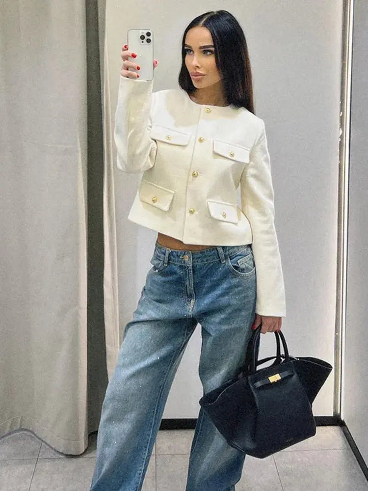 Susie | Classic Tweed Blazer Til Dame