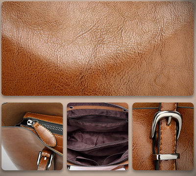 La Preferita di Nicole – Vintage Læder Skuldertaske