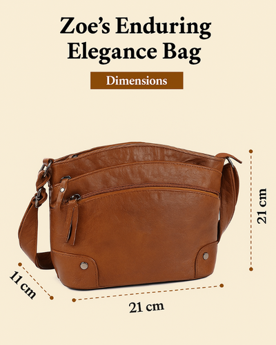 Eleganza Duratura di Zoe – Holdbar Læder Skuldertaske