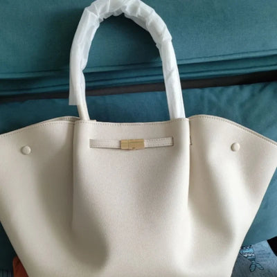 Emma – Elegant Læder Tote Taske til Dame