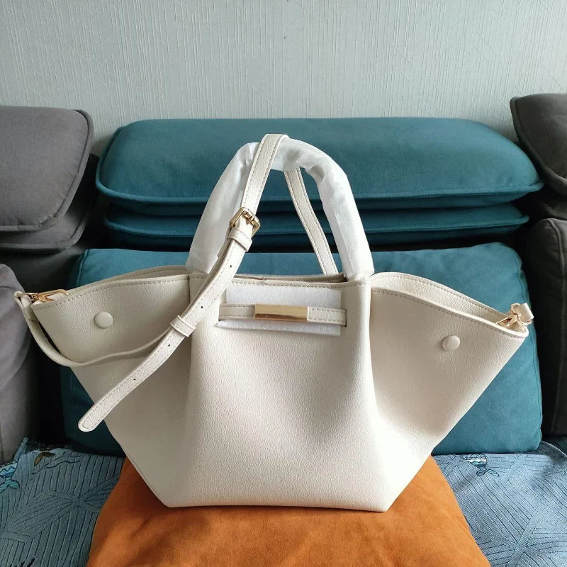 Emma – Elegant Læder Tote Taske til Dame