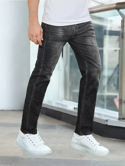 Richard | Herre Denim Jeans Elegant Slim Fit Comfort Bukser Mænd