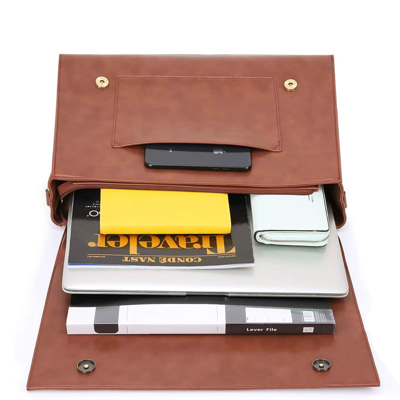 Lisa – Elegant Læder Håndtaske med Sløjfe