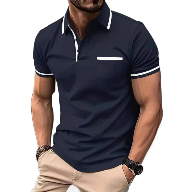 Casual Letvægts Polo Shirt Herre