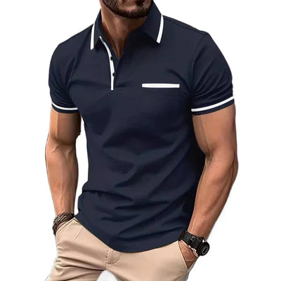 Casual Letvægts Polo Shirt Herre
