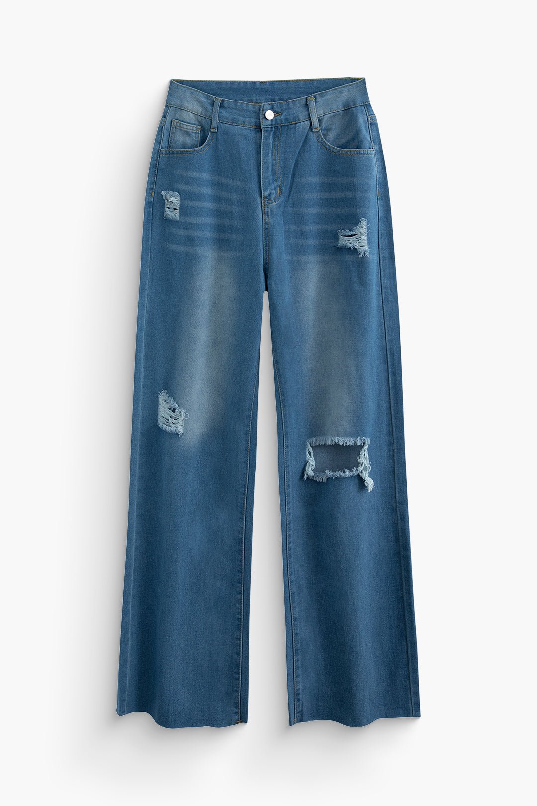Irmela | Denim Jeans Retro High-Waisted Bukser Dame