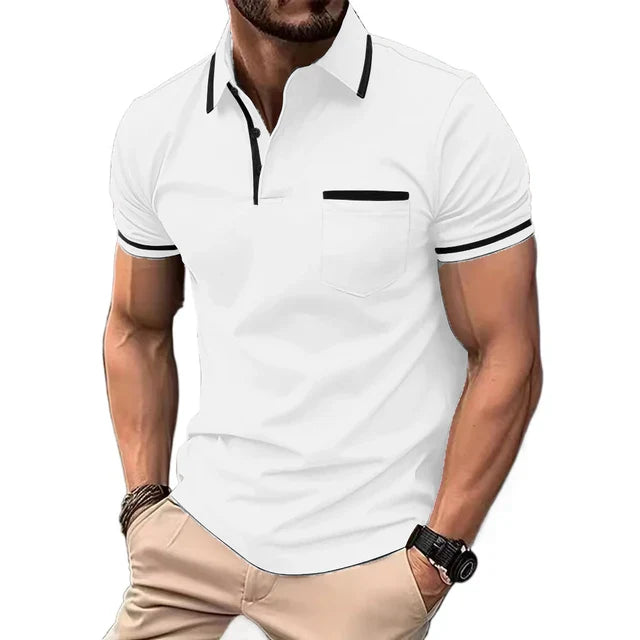 Casual Letvægts Polo Shirt Herre