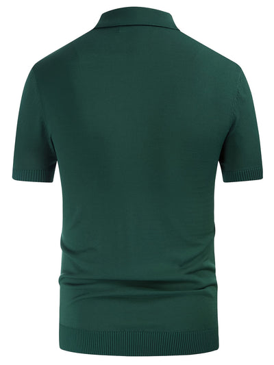 Trevor | Casual herre skjorte med knapper – åndbar kortærmet skjorte