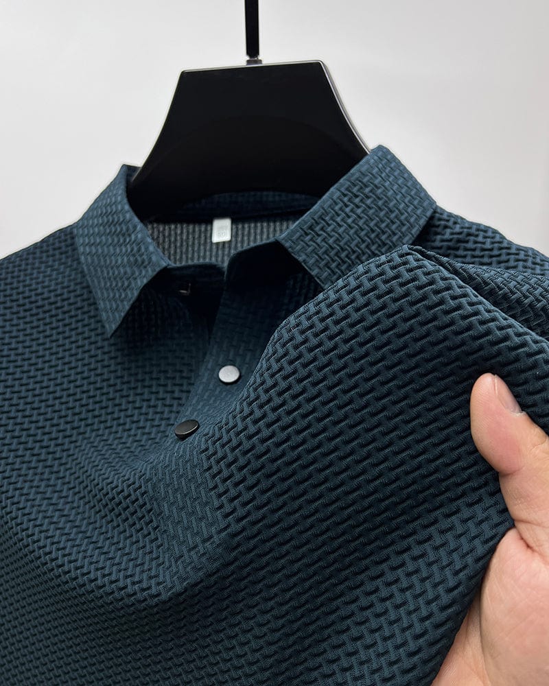Miles | Elegant stribet herre polo – slim fit poloshirt til mænd