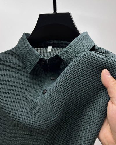 Miles | Elegant stribet herre polo – slim fit poloshirt til mænd