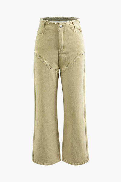 Paulina | Fashionable Wide-Leg Corduroy Trousers Bukser Dame