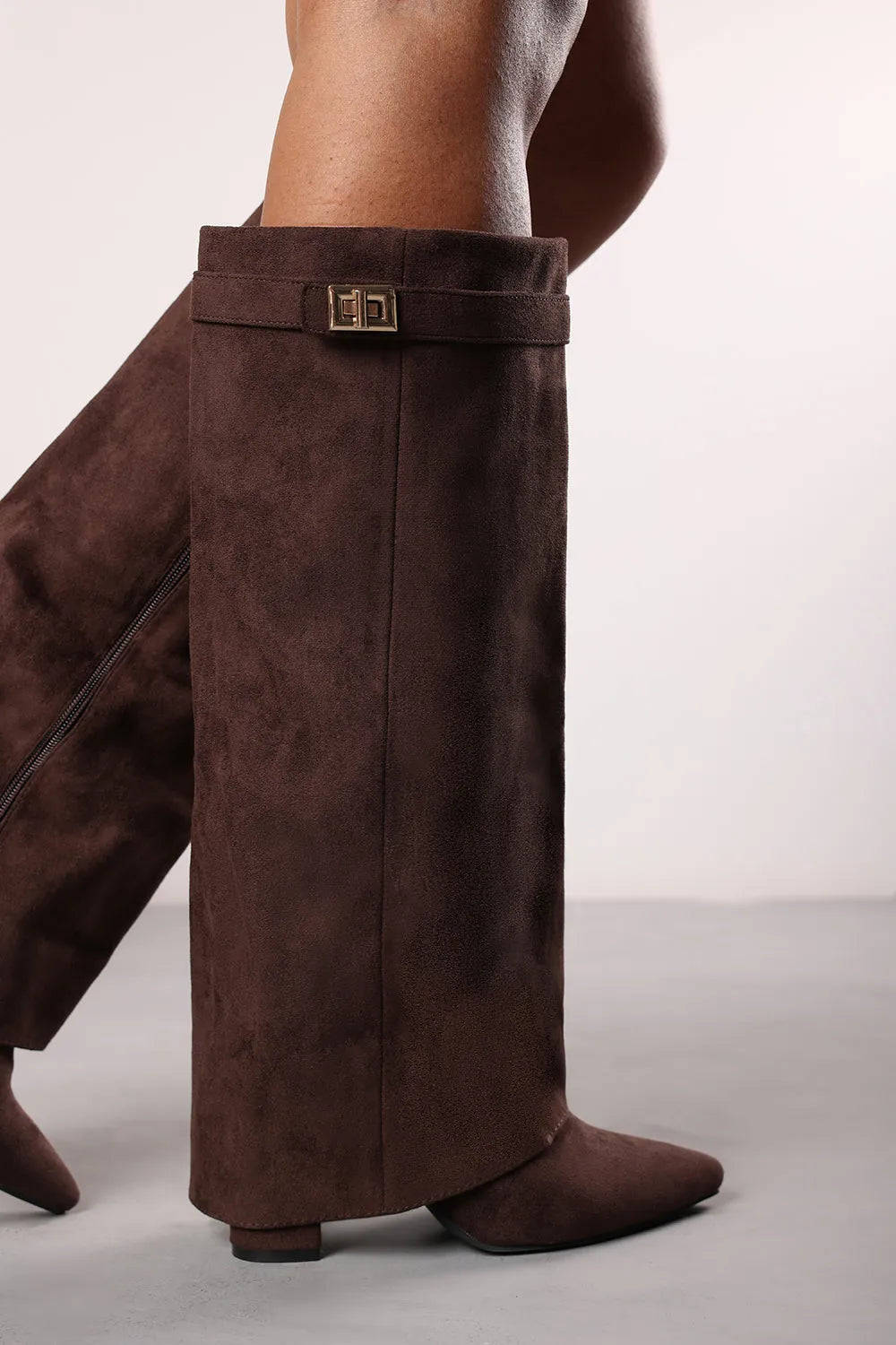 Elegante Høje Støvler Med Hæl Vinterstøvler