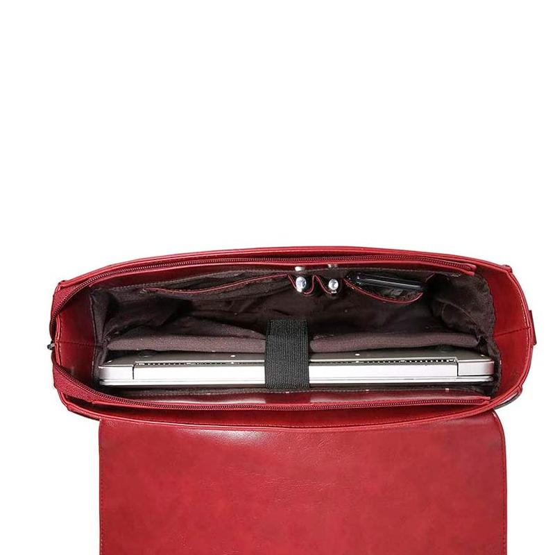 Lisa – Elegant Læder Håndtaske med Sløjfe