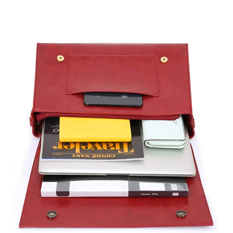 Lisa – Elegant Læder Håndtaske med Sløjfe