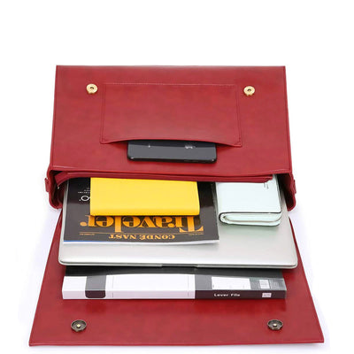 Lisa – Elegant Læder Håndtaske med Sløjfe