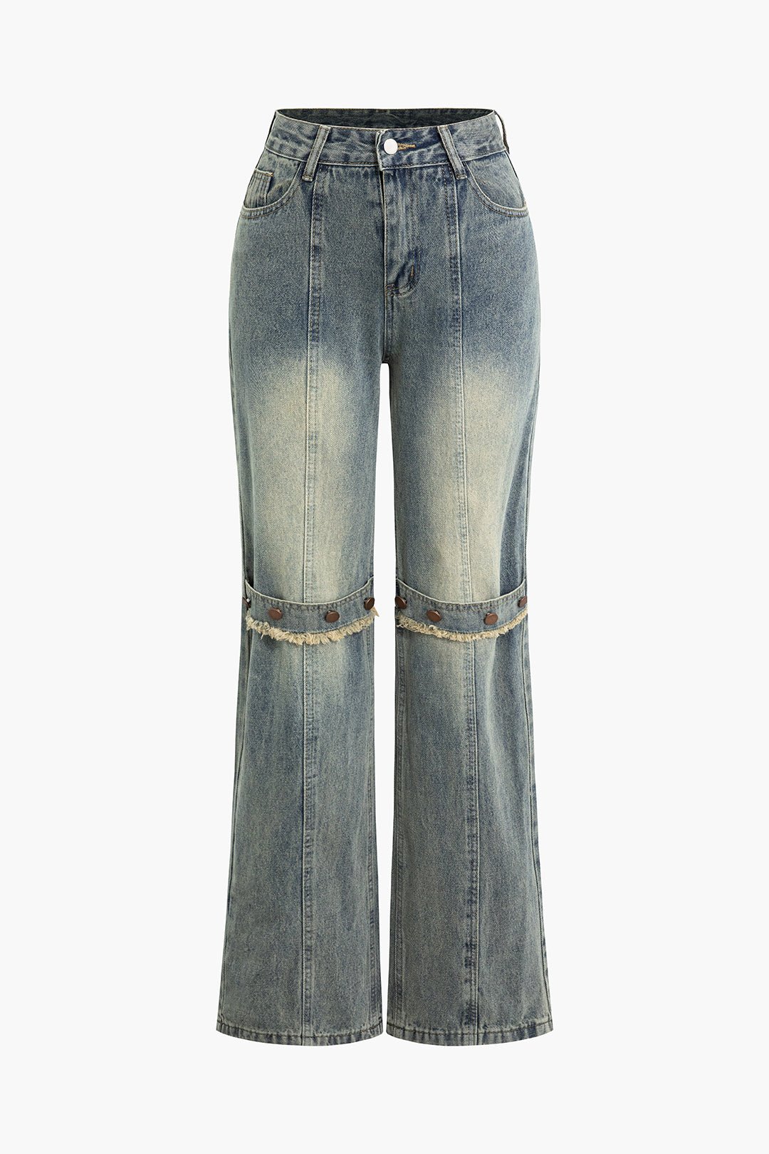 Louisa | Denim Jeans Vintage High-Waisted Bukser Dame