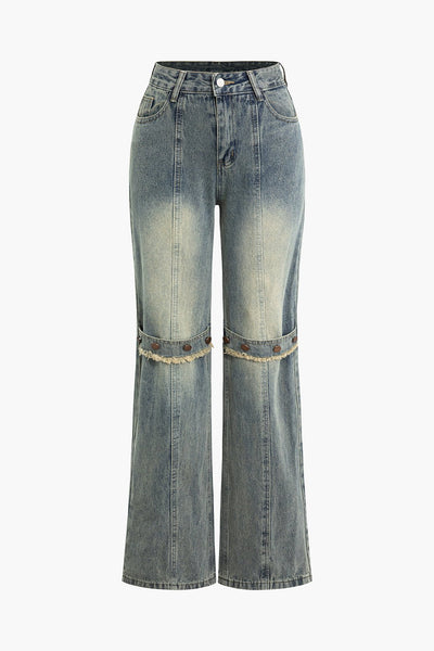 Louisa | Denim Jeans Vintage High-Waisted Bukser Dame