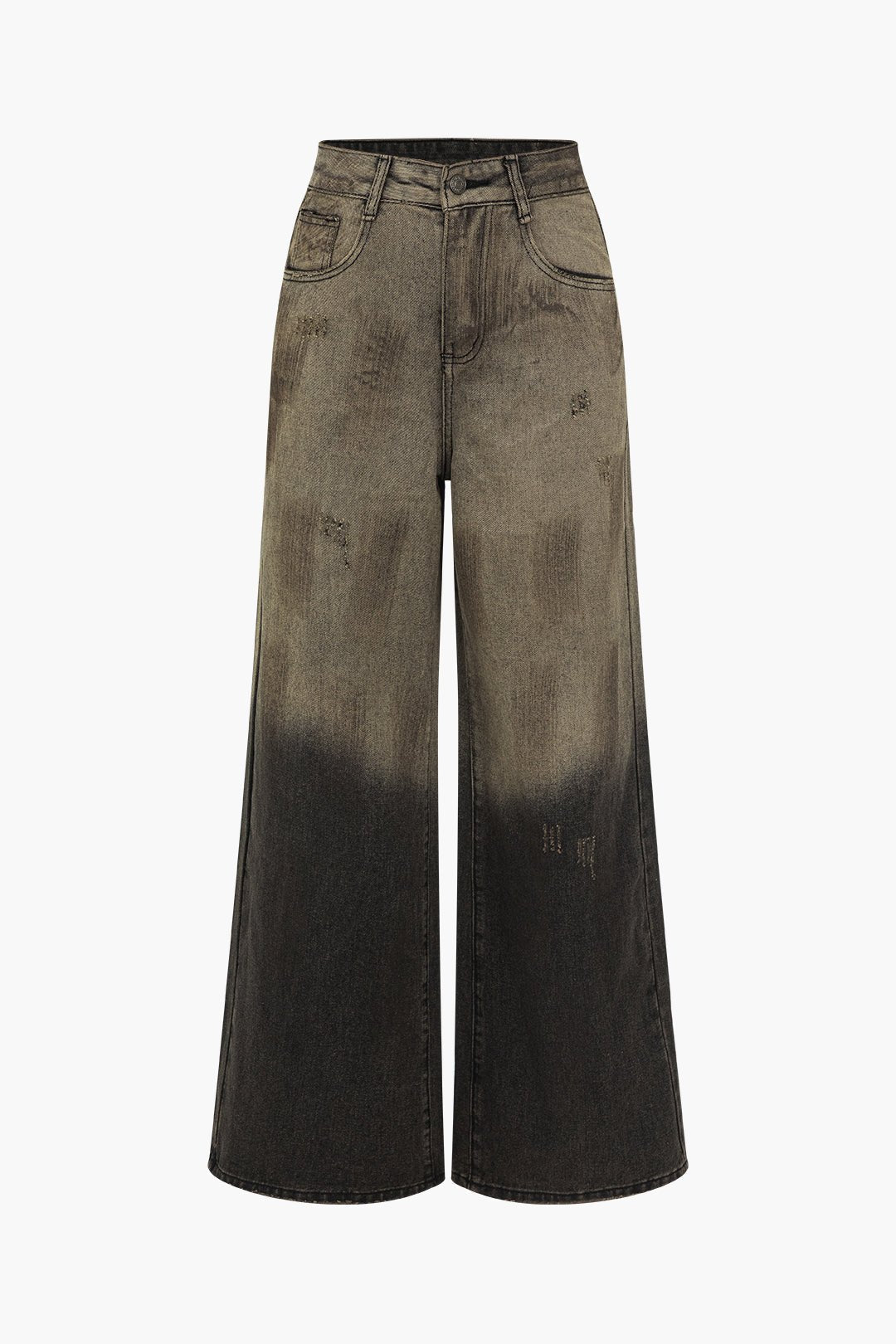 Emmi | Denim Jeans Stylish Ombre Wide-Leg Bukser Dame