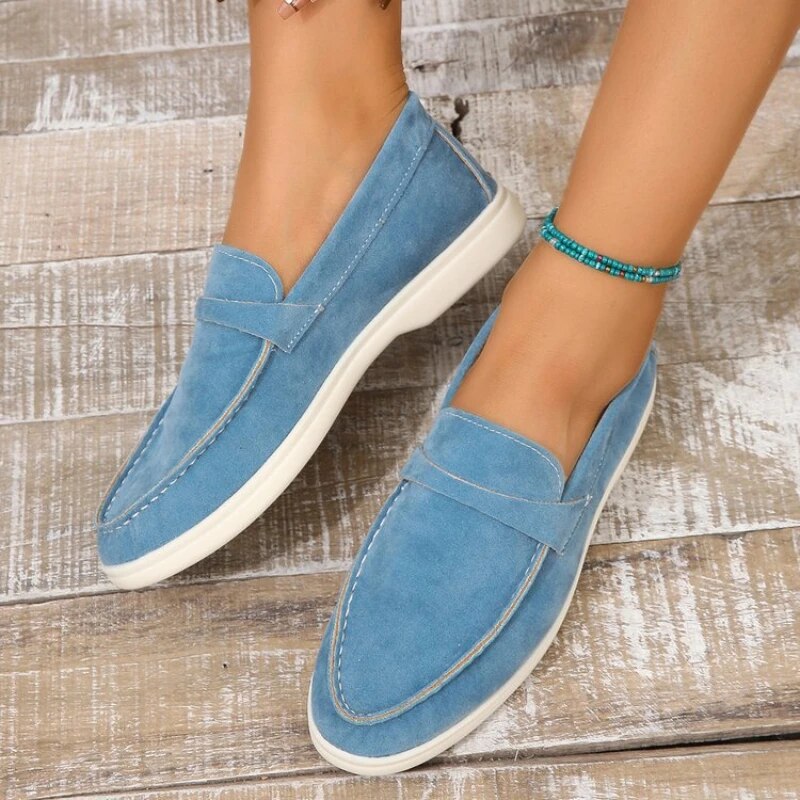 Catoo - Elegant Suede Loafers Dame