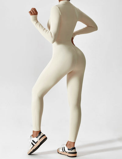 Helga | Stilfuld premium bodysuit med lynlås dame