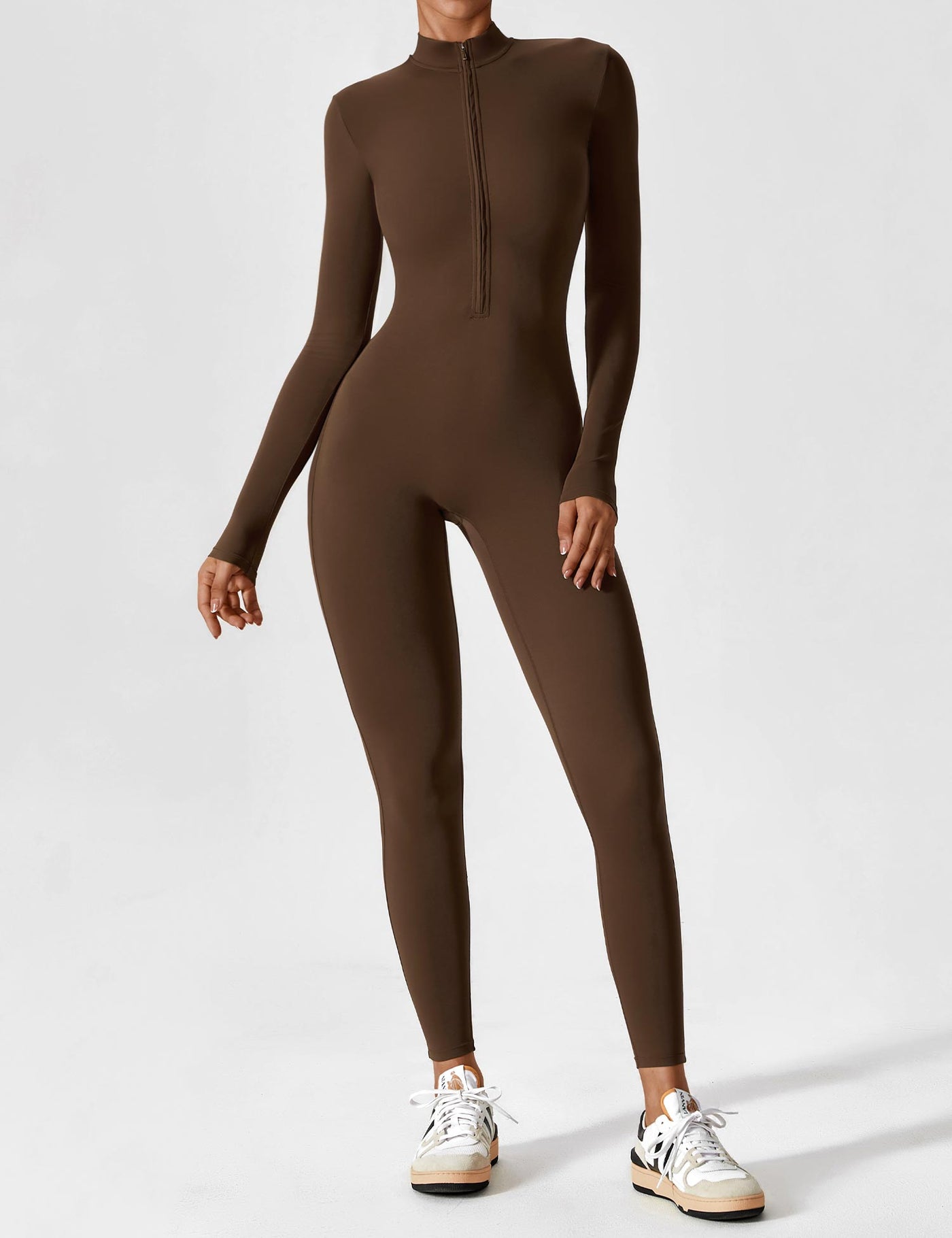 Helga | Stilfuld premium bodysuit med lynlås dame