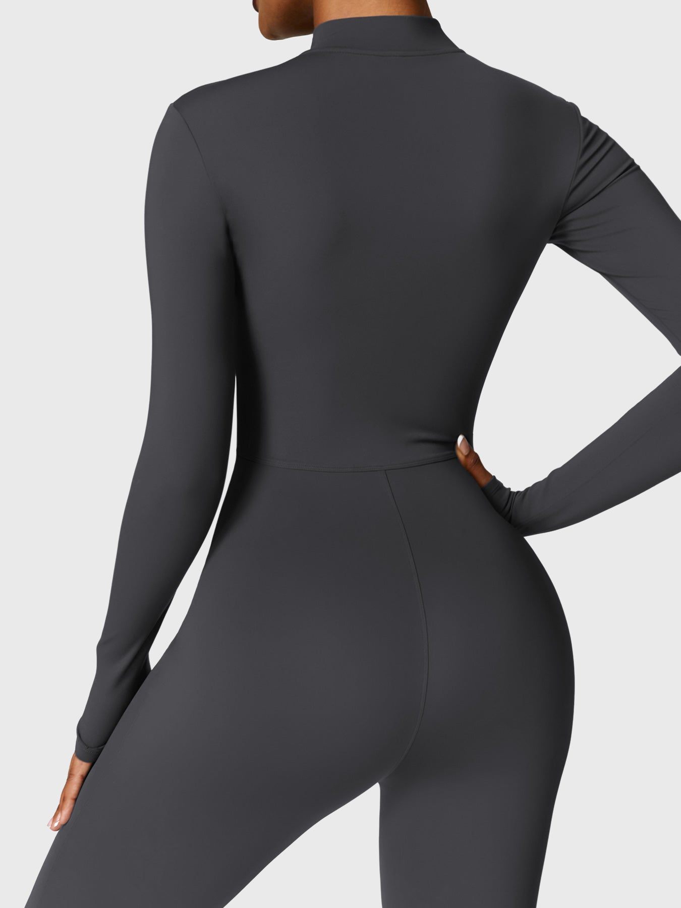 Helga | Stilfuld premium bodysuit med lynlås dame